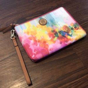 Tory Burch Watercolor Wristlet